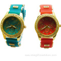 New Design Girls Silicone Quartz Wristwatch